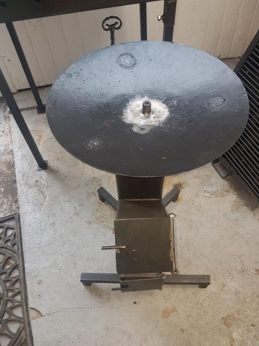 Soba racheta pentru ceaun si gratar disc, plite  de copt legume !