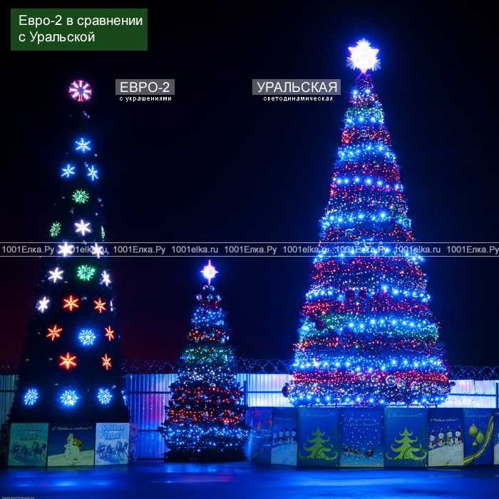 Ёлки на любой вкус цвет и высоту тока у нас от 2метра до 30метра