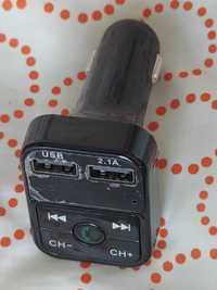 USB хъб за гнездо запалка автомобил с Bluetooth и UKW