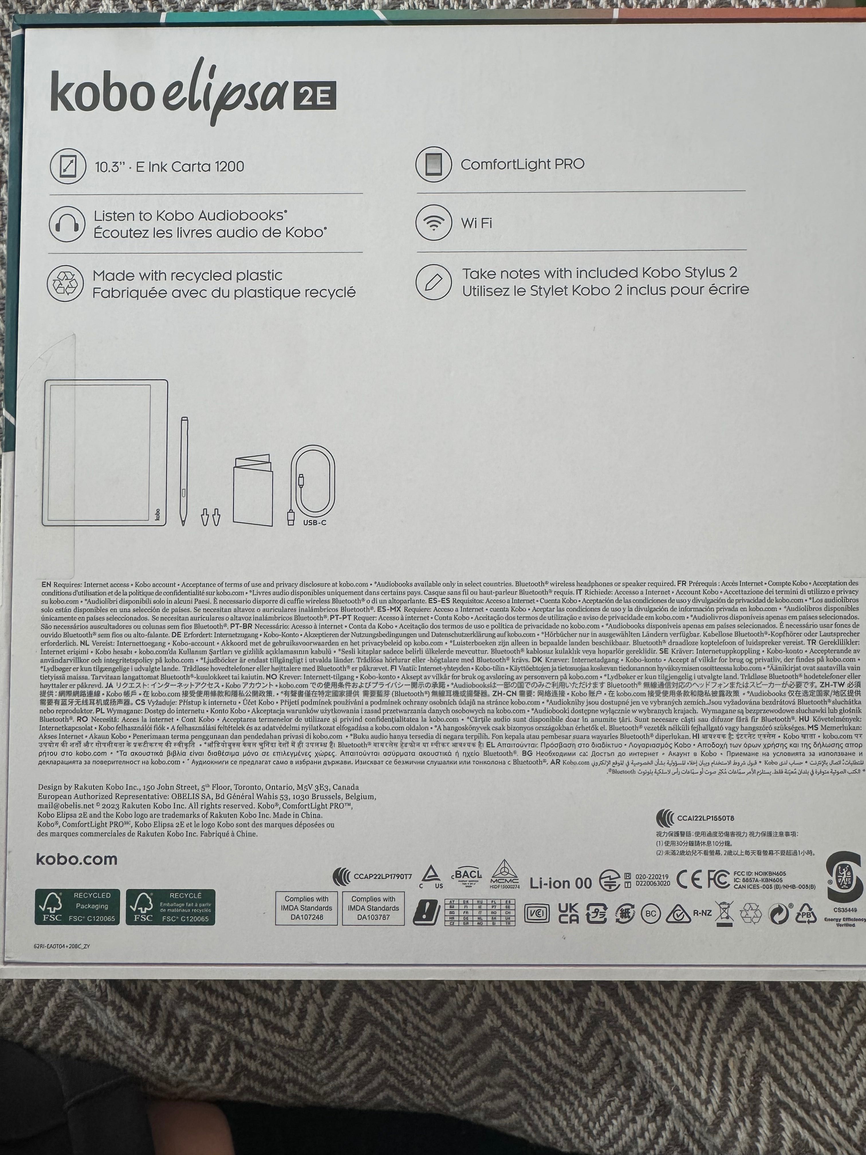 Rakuten Kobo Elipsa 2E 10,3”