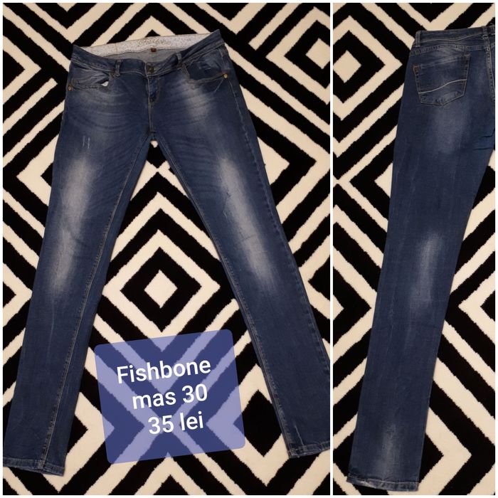 Transport gratuit - Pantaloni blug/stofa 38/40