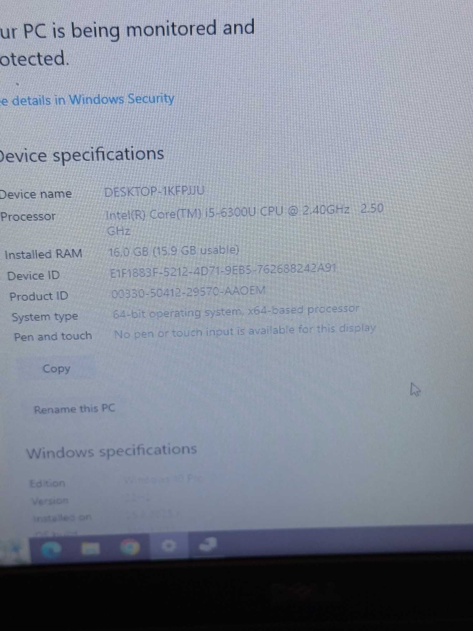 Dell Latitude E7270 I5/16RAM/128SSD