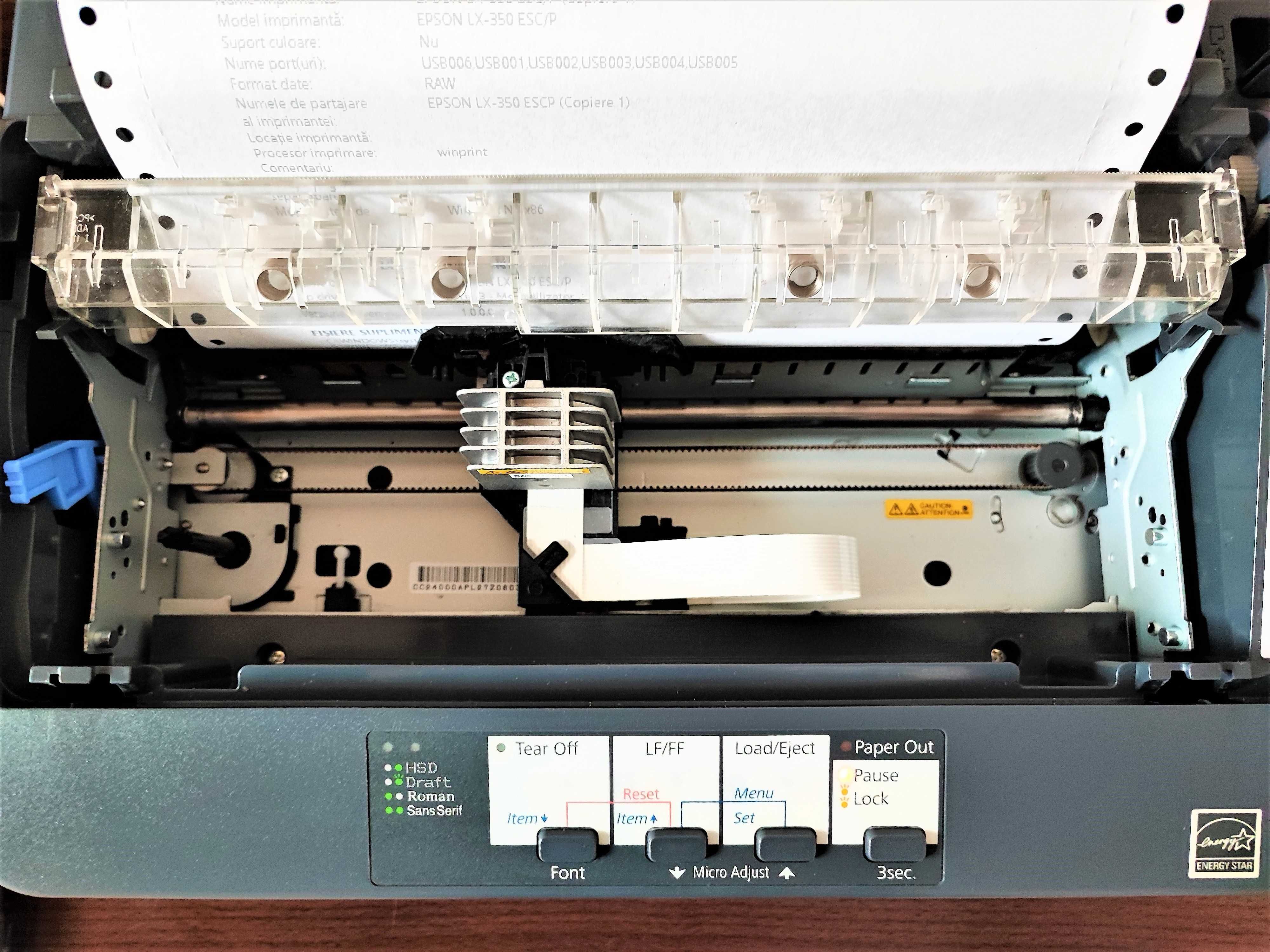 Imprimanta Epson LX350 matriciala