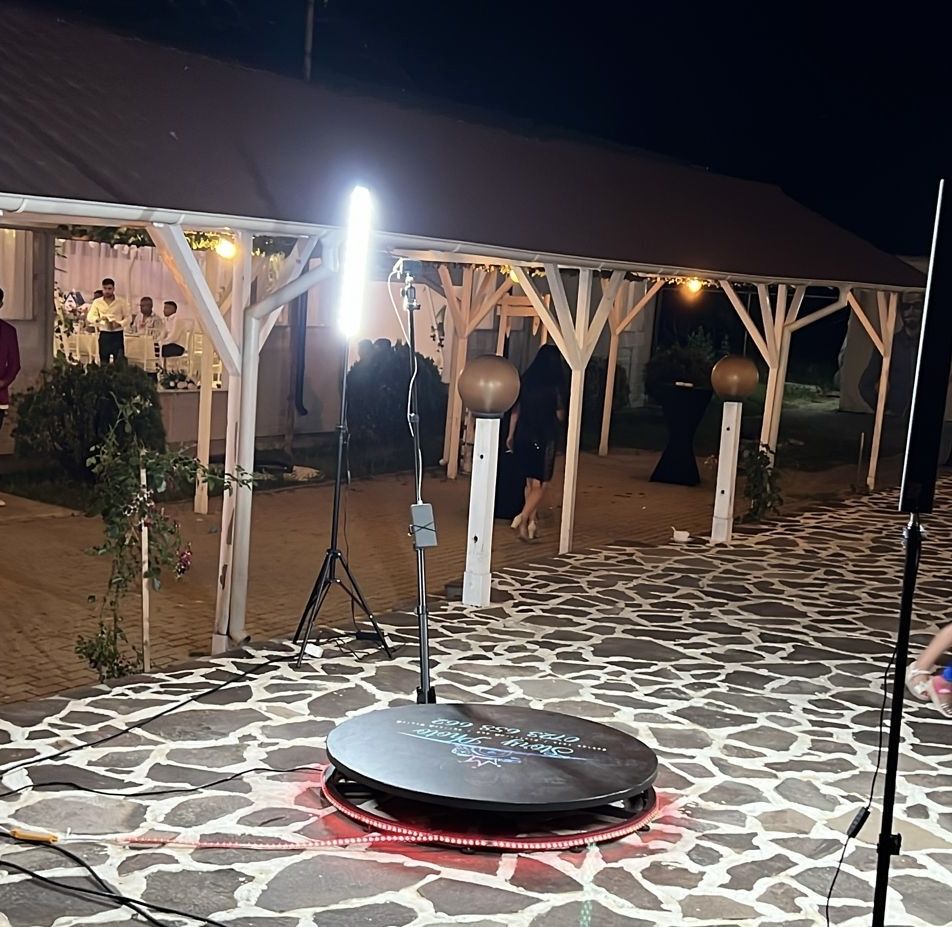 Cabina foto & platforma 360 pentru evenimente - Inchiriere