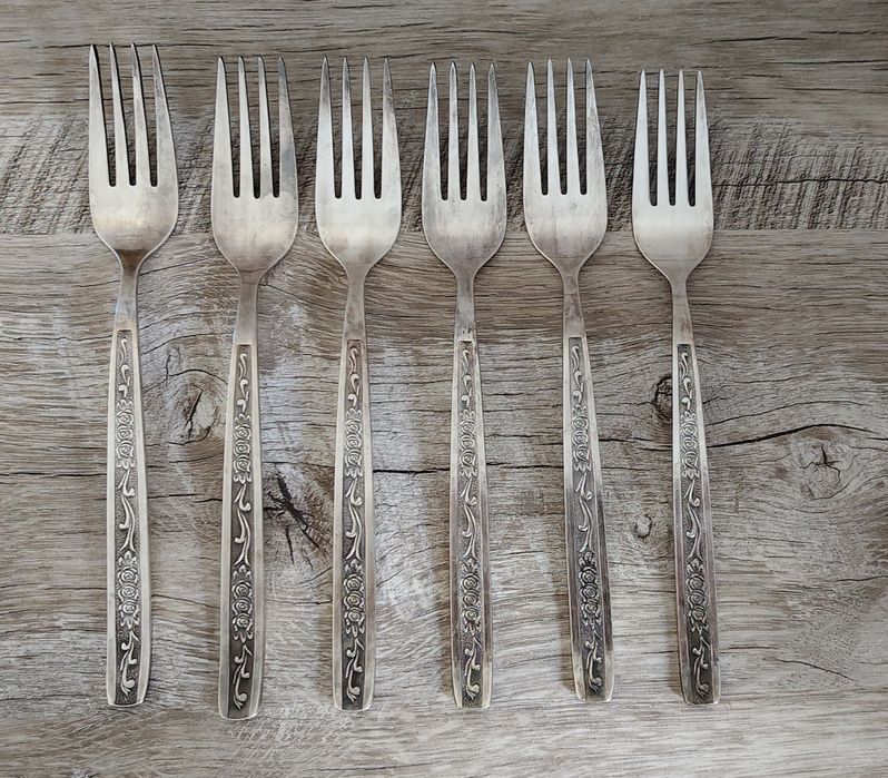 Вилки мельхиор советский