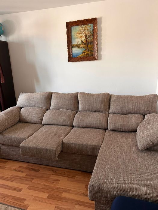 Colțar/canapea mare maro