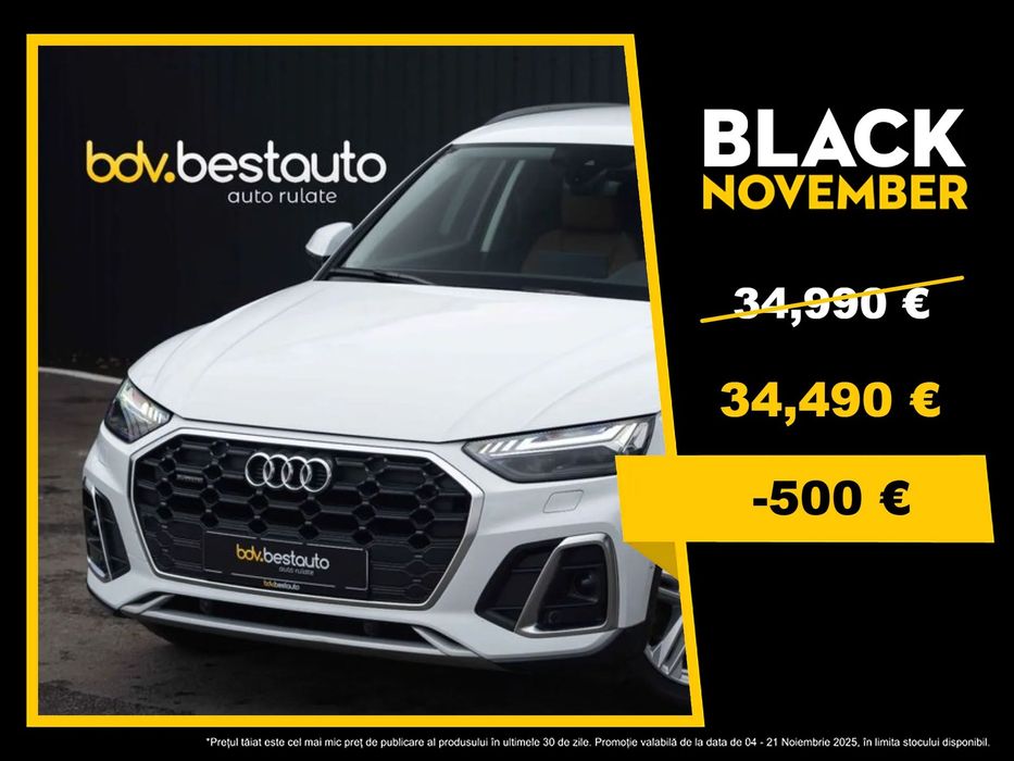 Audi Q5 Audi Q5 40TDI Quattro S-Tronic S-Line / Matrix / Ventilatie / Keyless