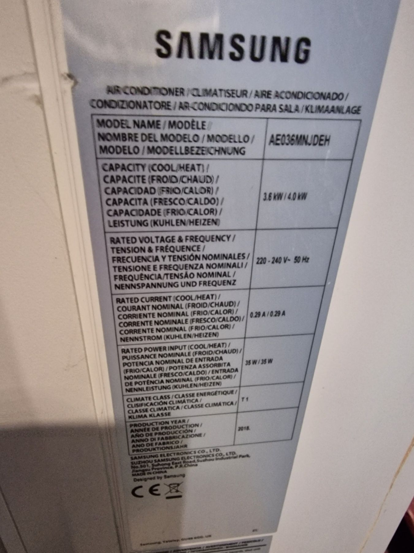 Термопомпа Samsung EHS TDM AE160MNYDGH/EU 16kw трифазна сплит