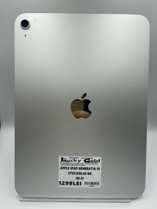 Apple IPad Generatia 10 Stocare 64gb Wi-Fi #46034