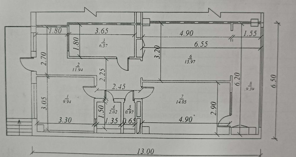 Ц 5 -  НЕЖИЛОЙ 3/1/4 83м2
