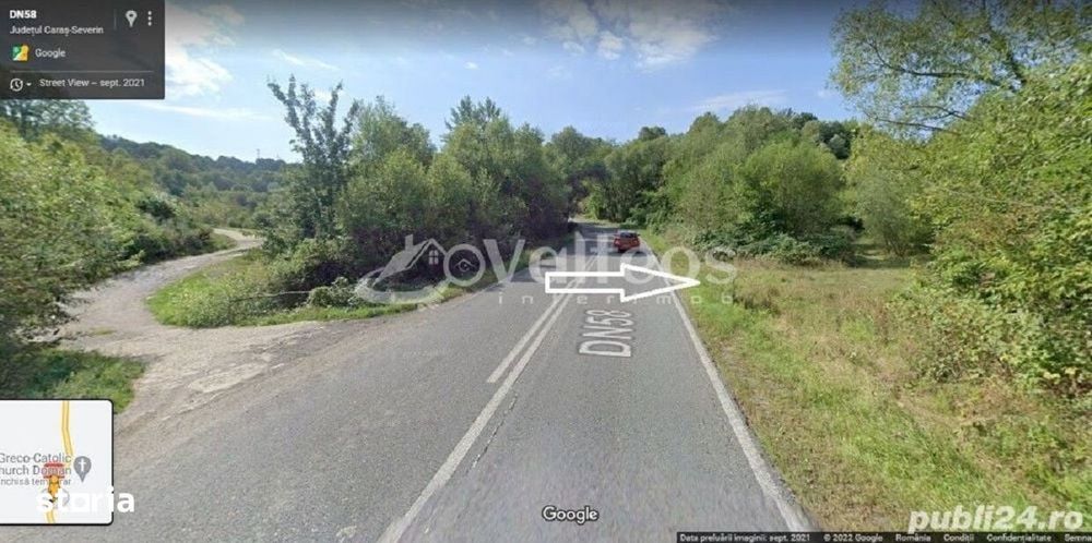 Reșița, teren 10114 mp., zona  Doman