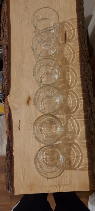 Комплект от 6 бр. стъклени чаши "череп"