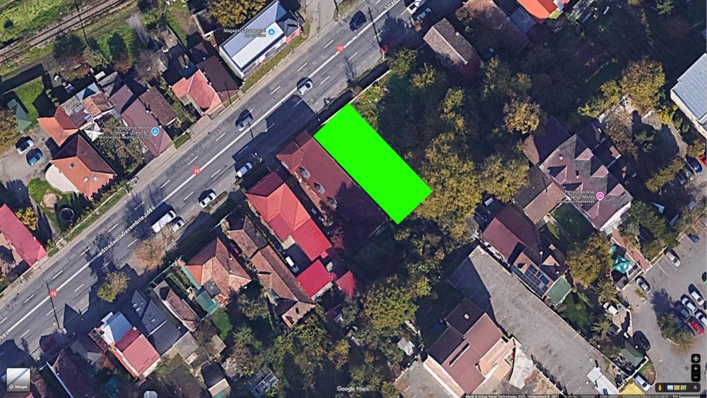 Teren intravilan de închiriat 522 mp, str. 22 Decembrie 1989