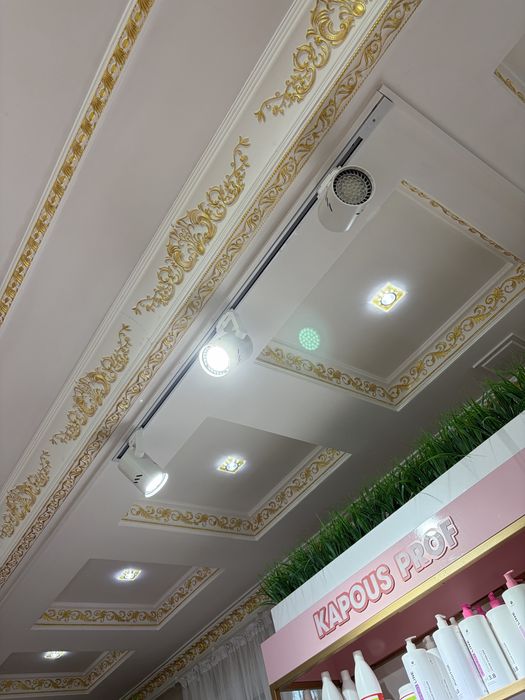 Светильники, рельсы потолочные  для магазина