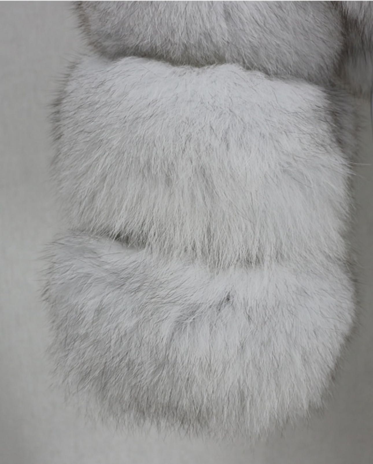 Дамско палто естествена лисица
