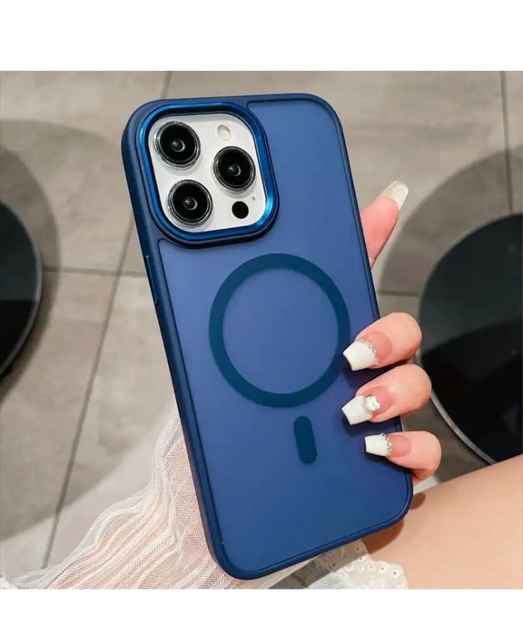 Iphone 14/15/16 PRO MAX PLUS - Husa Hybrid Mgsafe Spate Mat 0.5MM