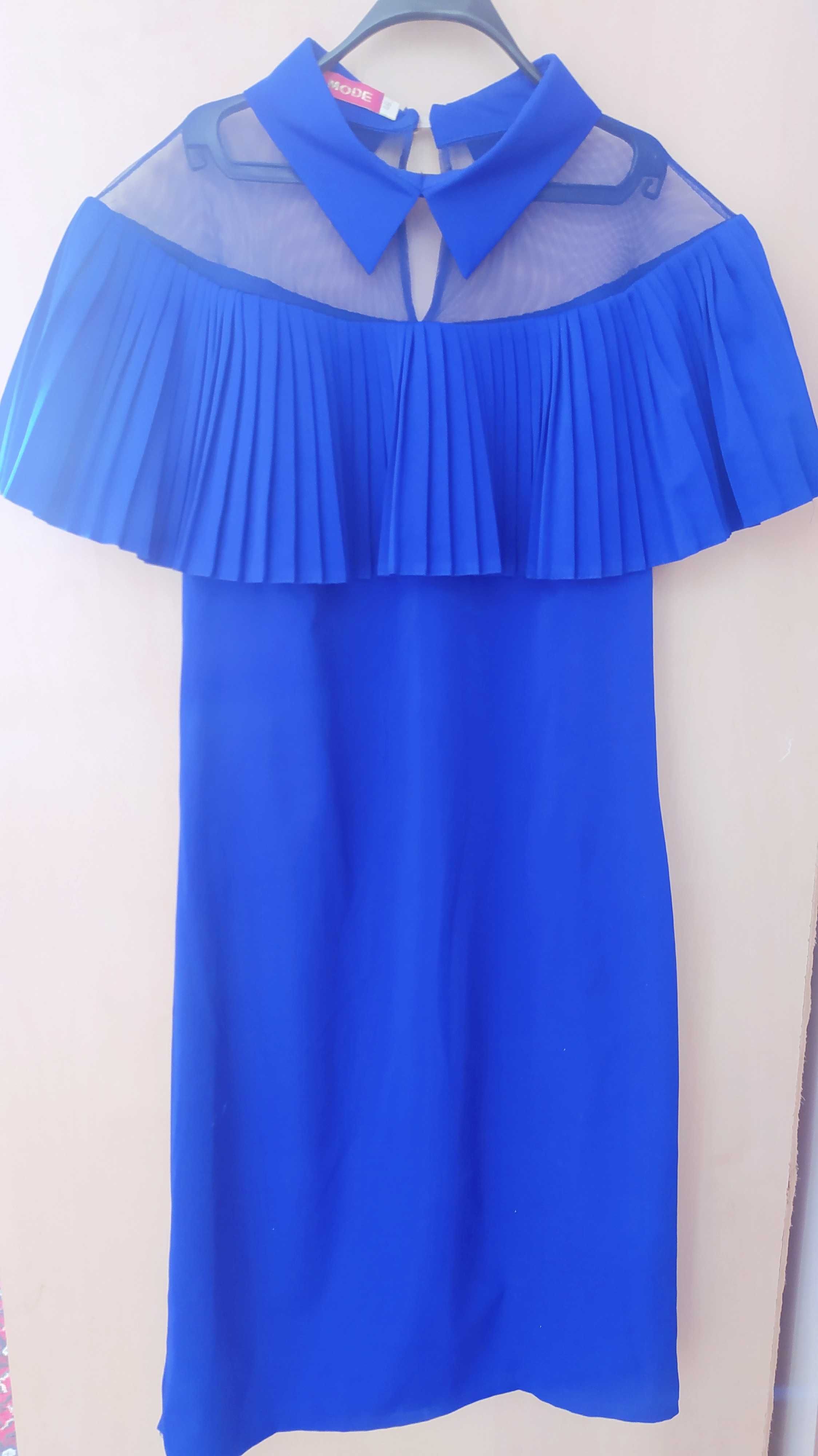 Платье вечернее красивого синего цвета