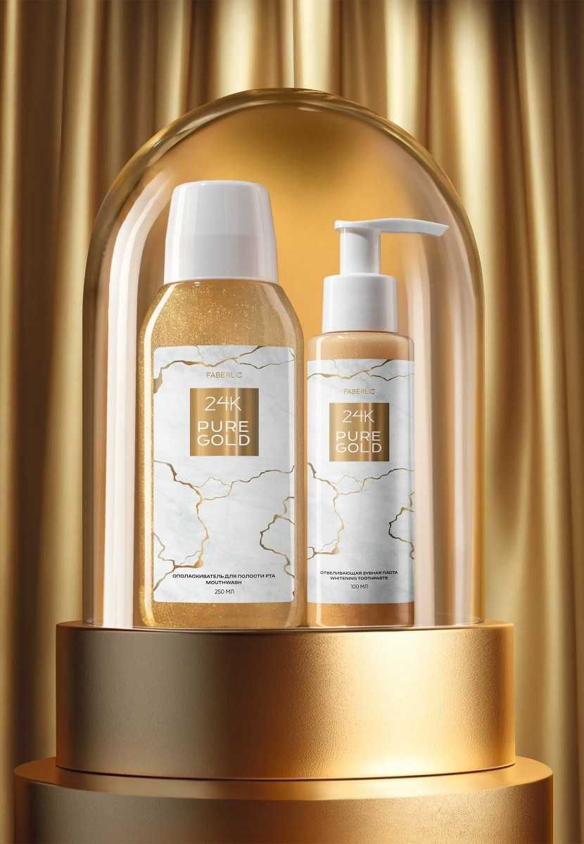 Ополаскиватель 24K Pure Gold — роскошь и уход за полостью рта