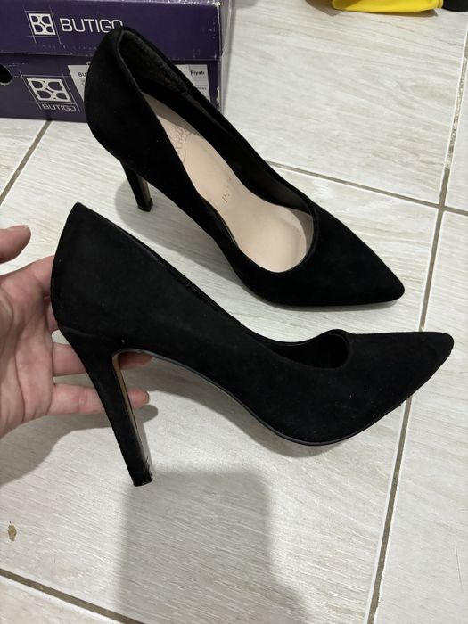 Туфли замшевые , лодочки