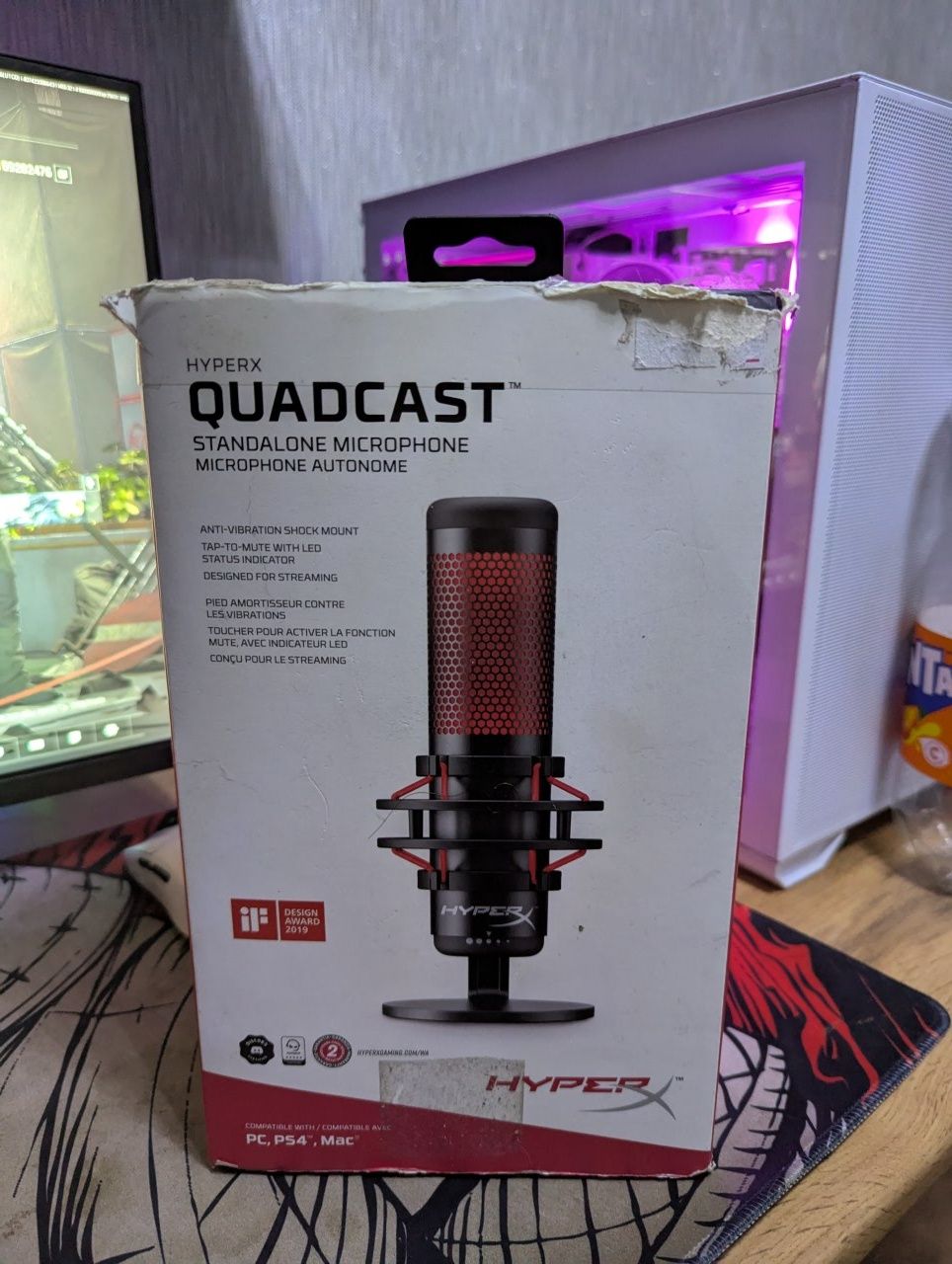 Новый микрофон HyperX Quadcast
