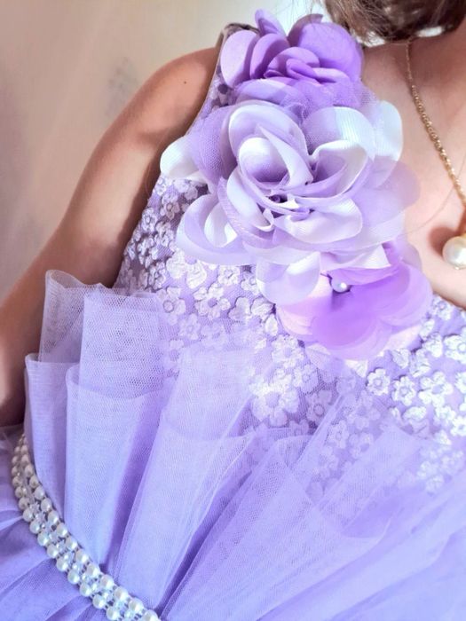 Пышное детское платье