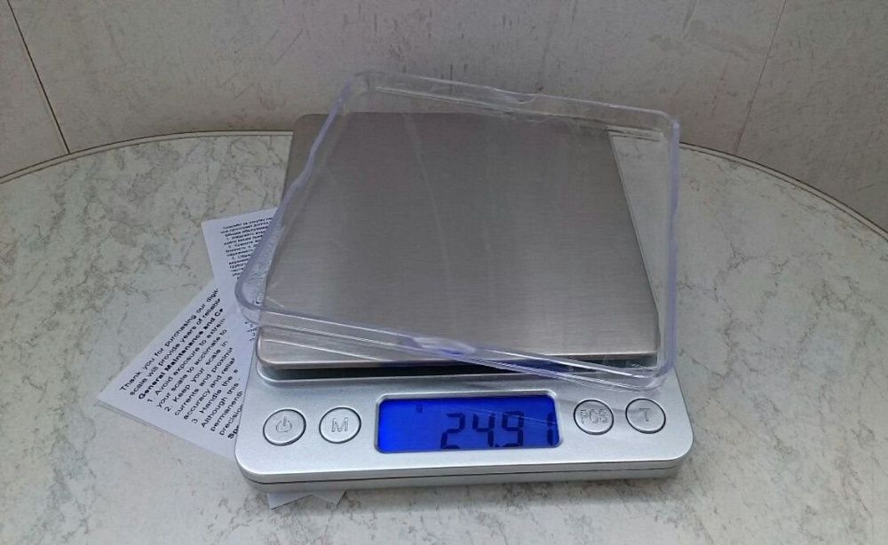 Весы кухонные электронные цифровые 0,01 грамм до 500 грамм, Новые
