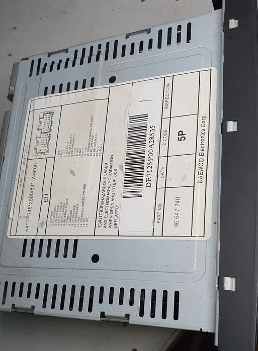 CD-Radio original Chevrolet Captiva 2008