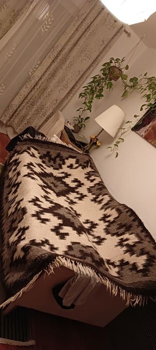 Pătură lână pură vintage