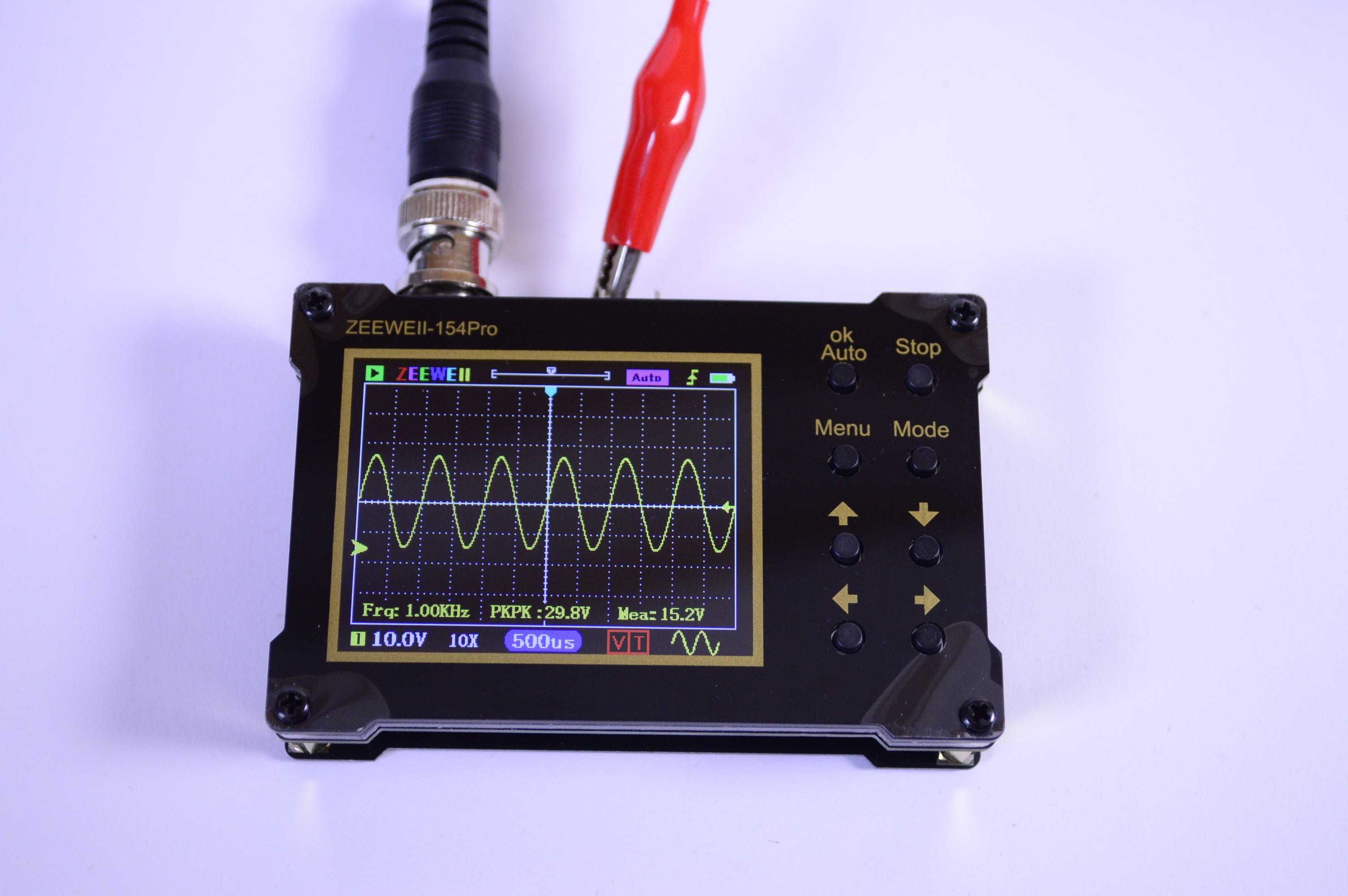 DSO154 Pro малък портативен осцилоскоп 18MHz 40MSa/s Sampling