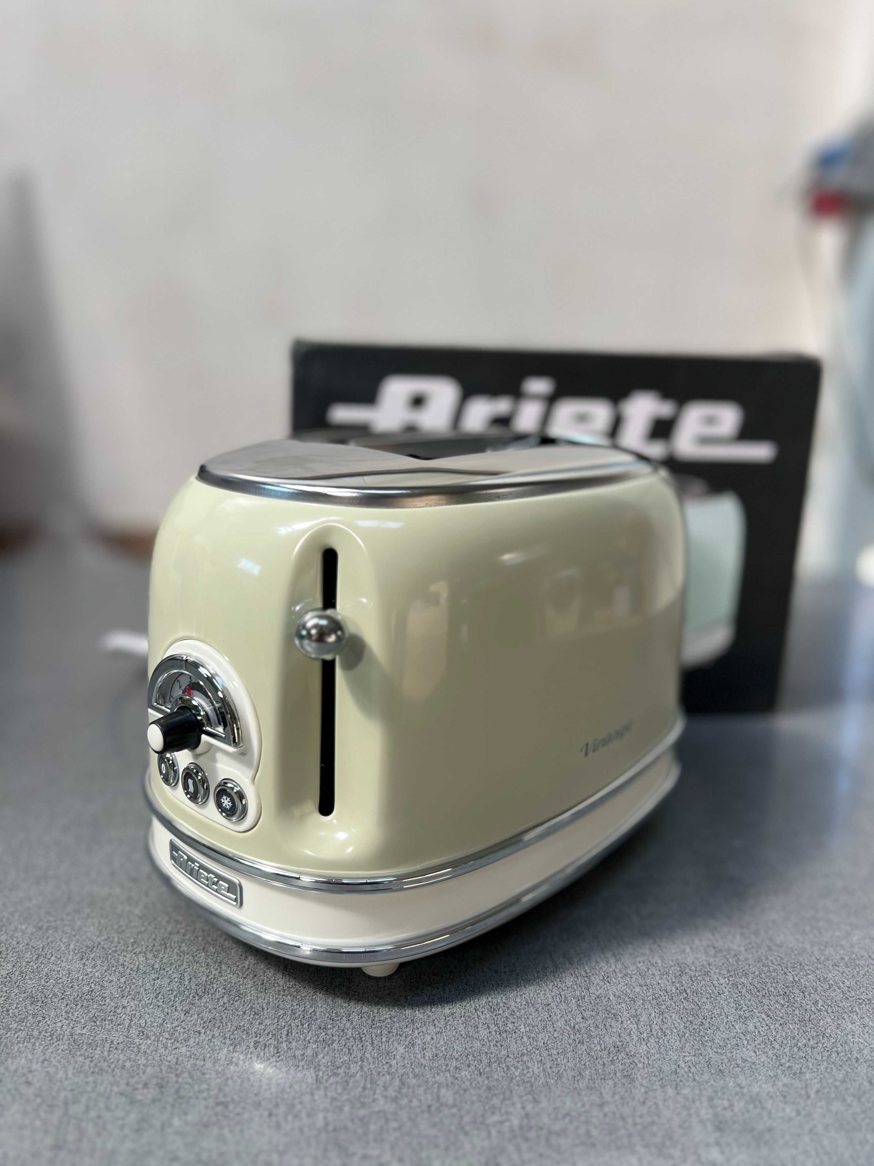 Тостер Ariete Retro 155 Beige, 810W