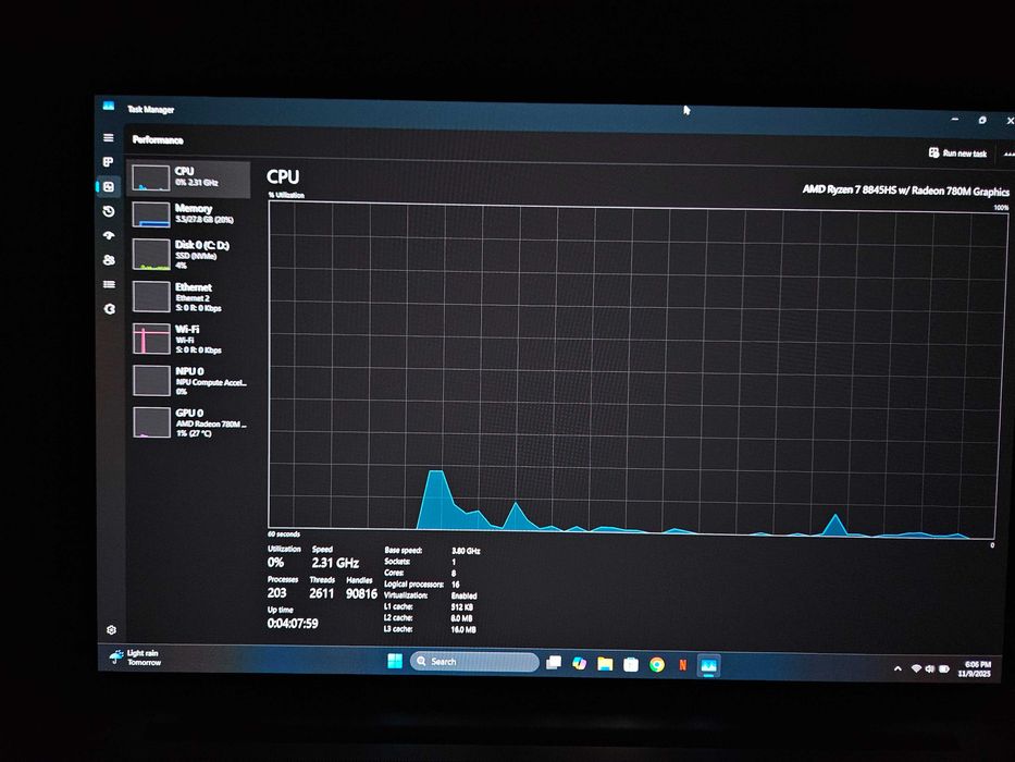 Laptop Lenovo 16'' IdeaPad Slim 5 16AHP9 OLED 2K, 32GB RAM, 1TB SSD