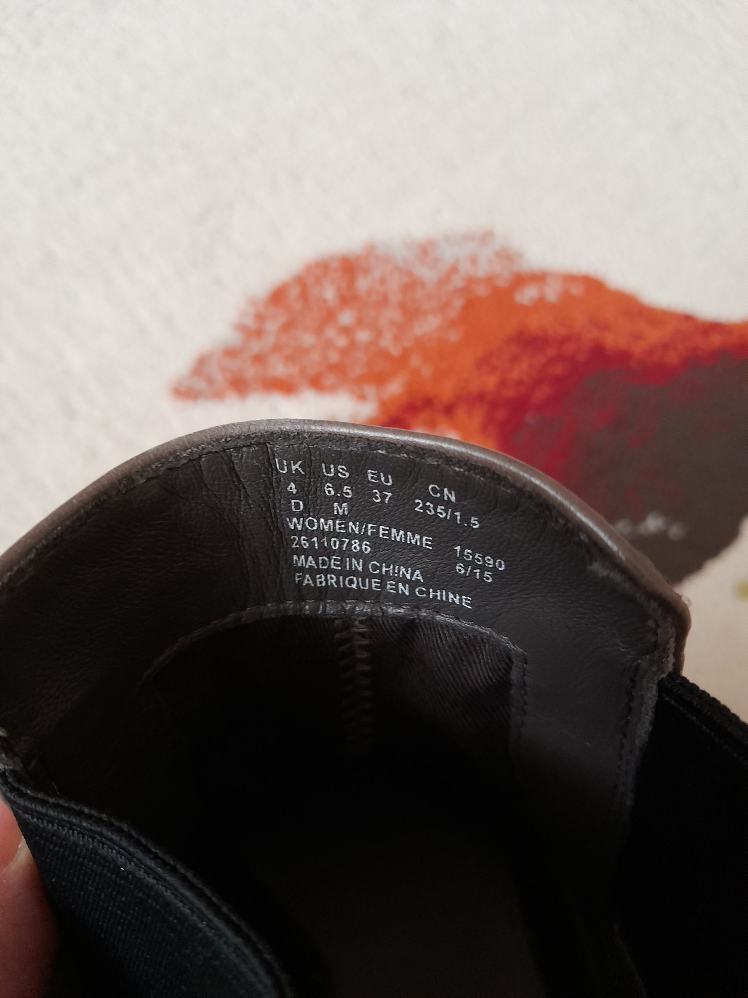 Ghete Clarks 37 piele