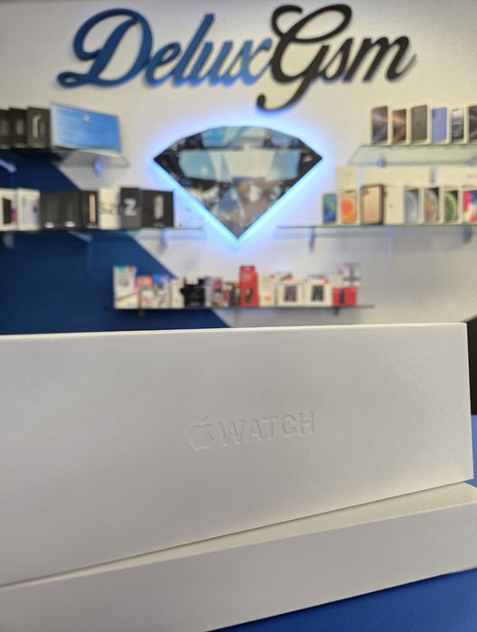 Apple Watch 10 / Silver Denim/Jet Black / 42/46 mm / DeluxGSM