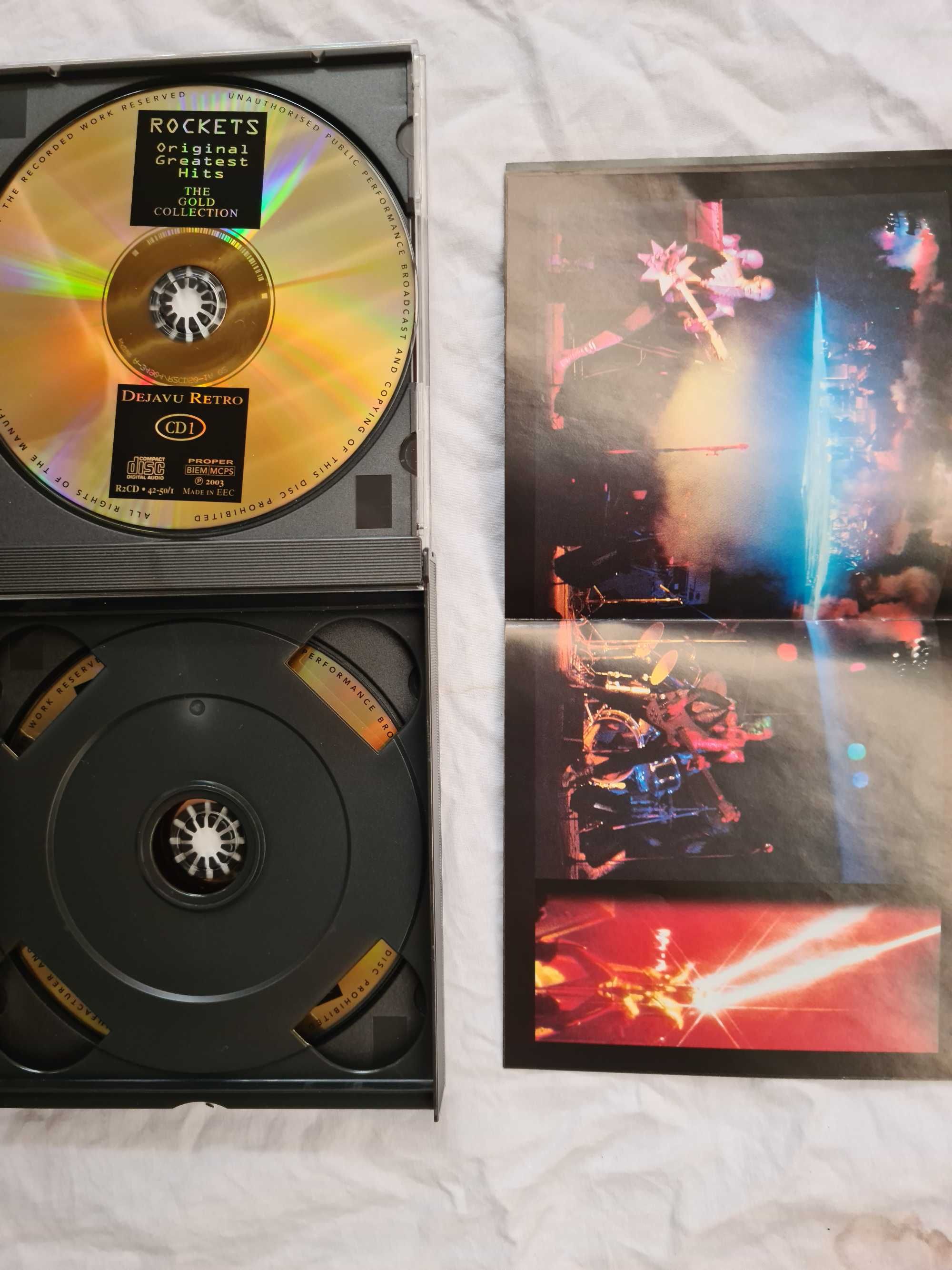 Двойной cd диск группы Rockets (the best), привезенный из Австралии