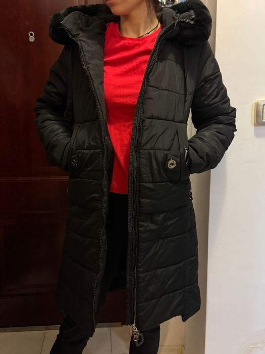 Зимно дамско яке с пух