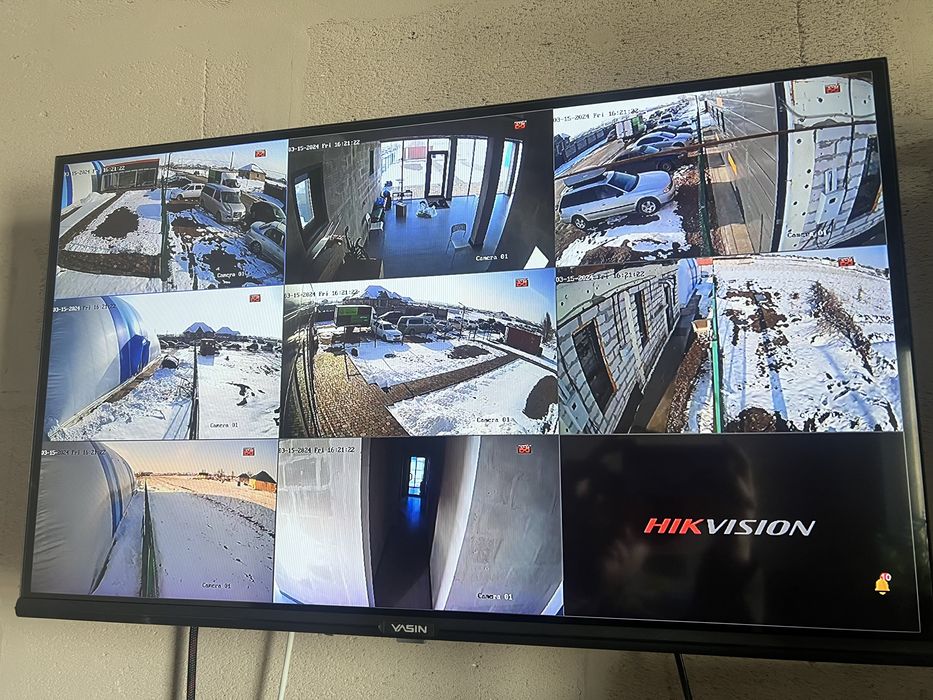 Установка видео и пожарный сигнализация