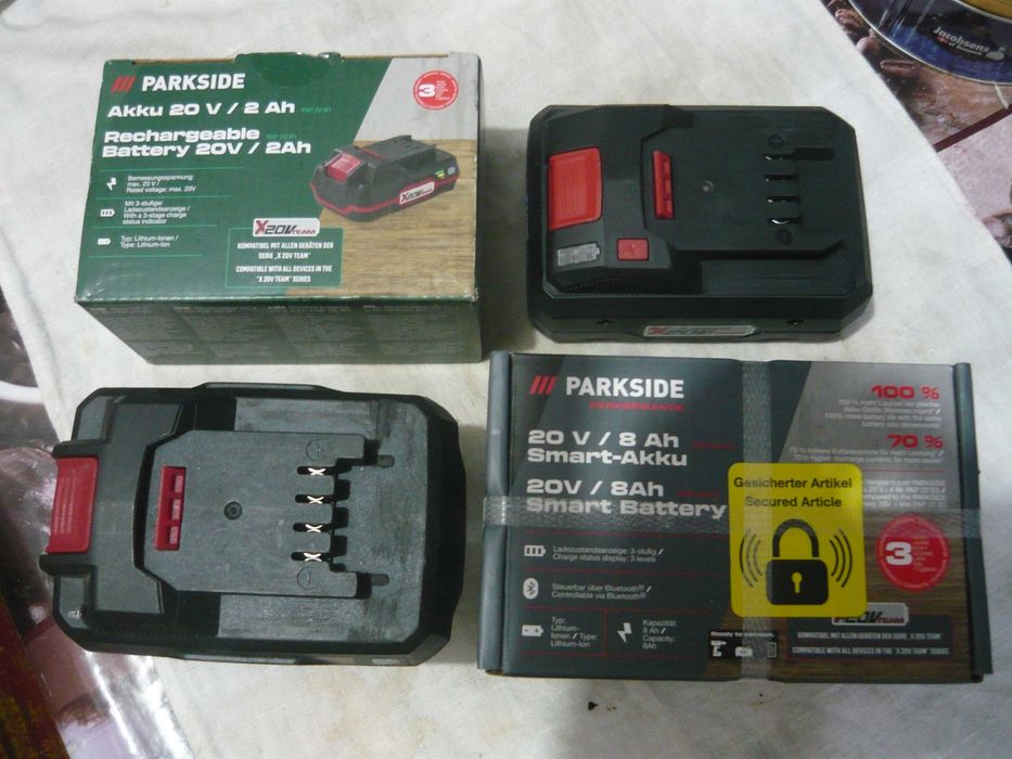 Drujbă cu lanț Parkside 20 V NOUĂ pe acumulator + lanț rezervă