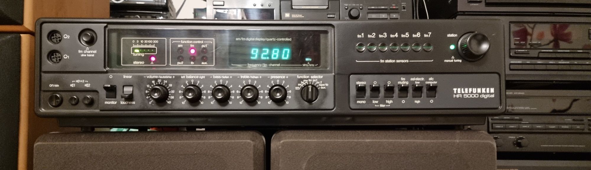 Amplituner vintage Telefunken hr5000,sunet foarte bun
