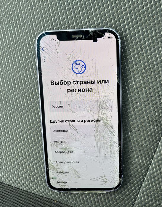 iPhone 12 на запчаст екран работает стекло надо помненят