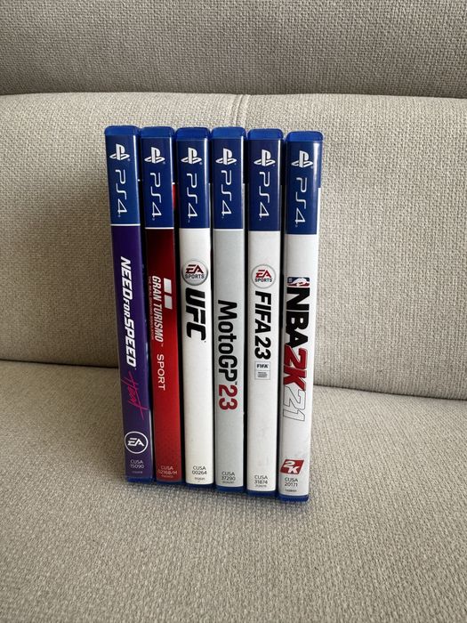 Игри за PS4(fifa23,NBA2K21,Motogp23)