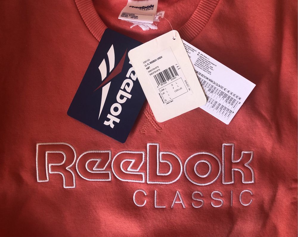 НОВ Reebok Classics Fleece Sweatshirt ОРИГИНАЛЕН дамски суичър- р.Л