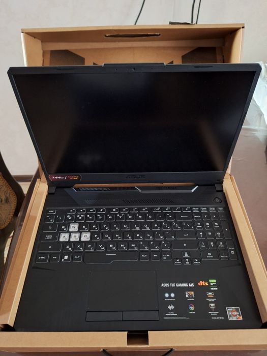 Игровой ноутбук Asus TUF Gaming R7-7435 RTX3050 почти новый