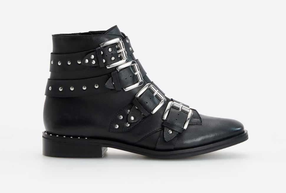 Ghete cizme piele naturala Reserved Zara Massimo Dutti Musette