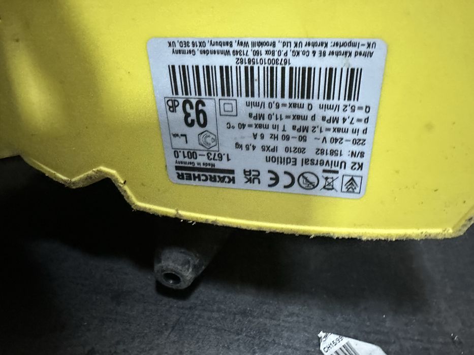 Karher k2  aparat de spalat cu presiune universal 1400w
