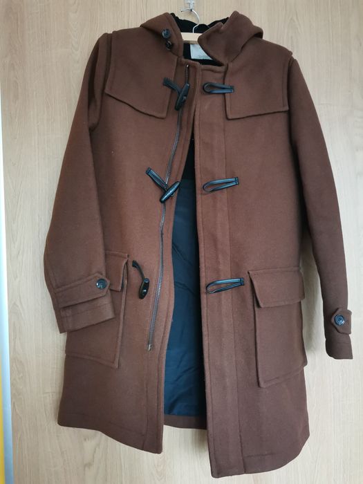 Palton/Jacheta cu gluga Mango Man XS, Lana