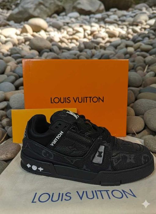 LV Trainers Negru - Louis Vuitton Full Box