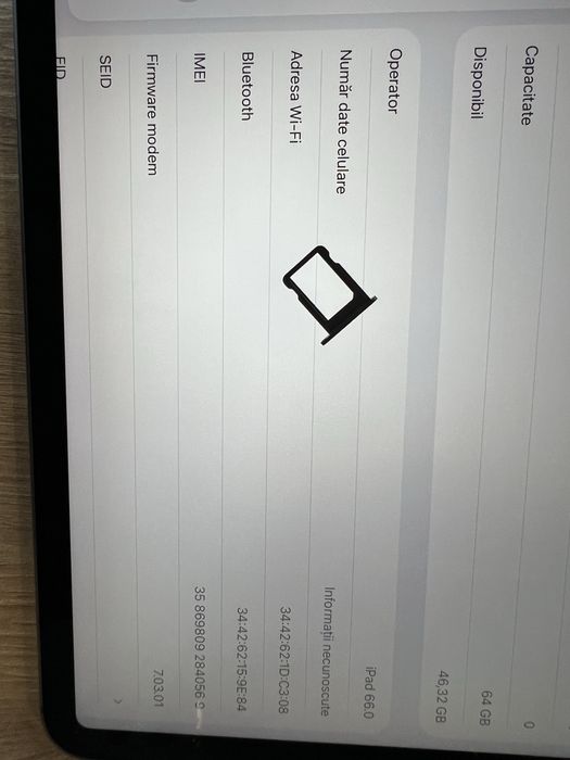 iPad Pro 11” Wi-Fi + Cellular