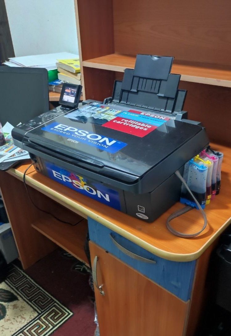 Epson TX410 tezkor HD kopiya skanerli rangli printer dyuzi 100% idial