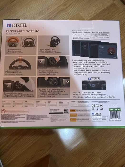 Volan gaming cu pedale pentru Xbox si Pc