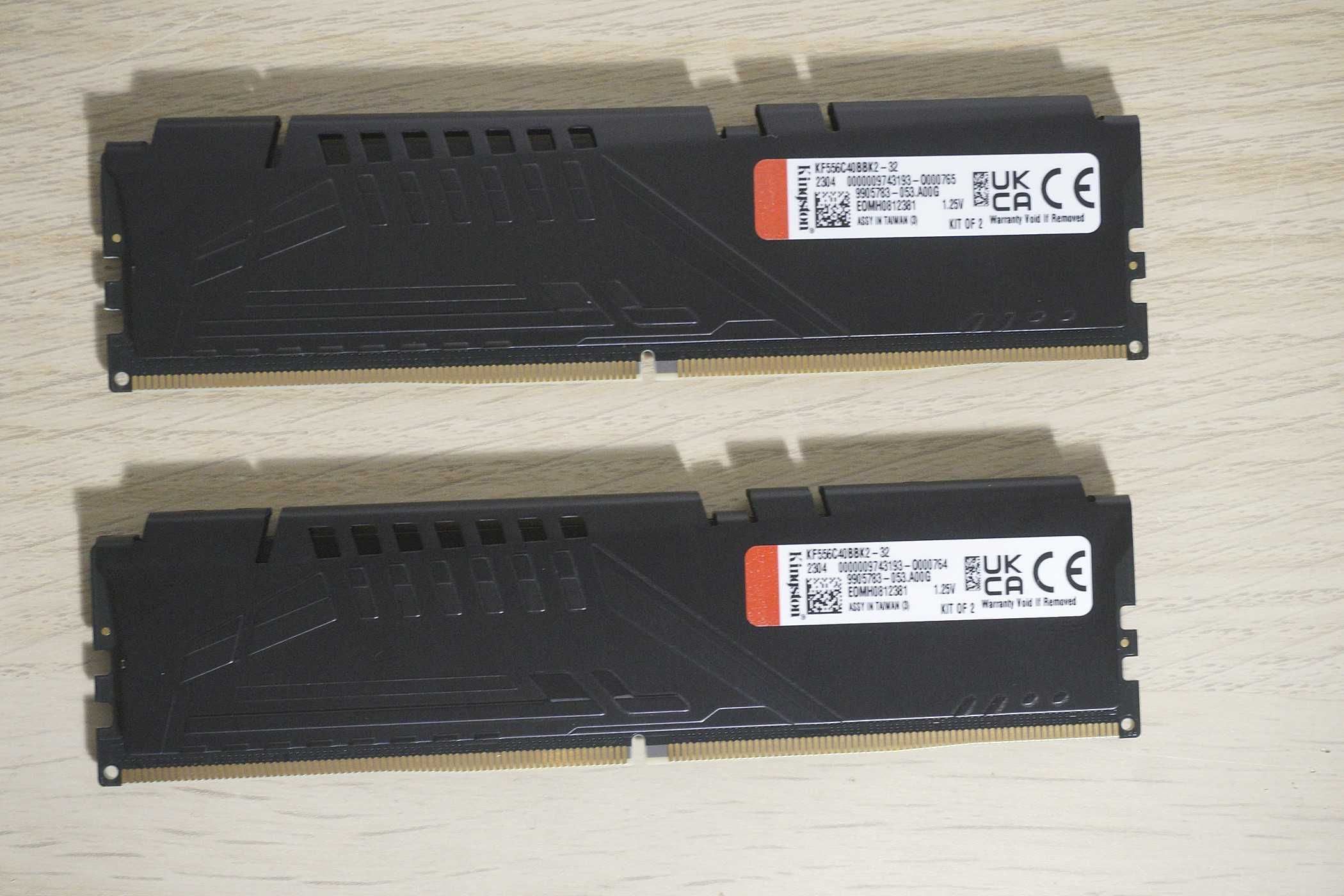 2х16GB (32GB) DDR5 RAM Kingston 5600/CL40/ Gskill 5200/CL32  (вкл ДДС)